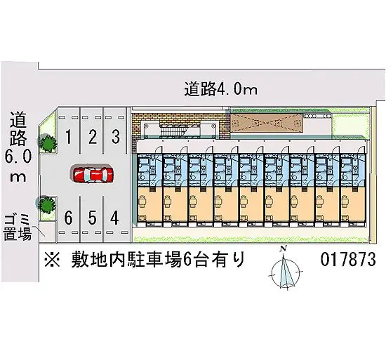 厚木市上落合 月極駐車場